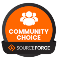 Community choice award from SourceForge, issued to DEVS-Suite in 2022.